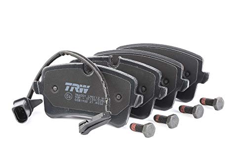 TRW GDB1902 Pastillas de Freno Juego de 4 para Audi A4 Sedán (8K2, B8) 2007-2015 Eje Trasero y Otros Vehículos