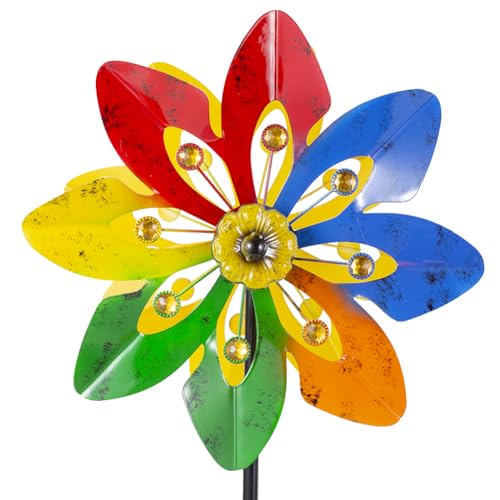 Stargarden Outdoor Wind Spinner, 64 * 14.2" Double Wind Sculptures