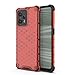 SEEKOO Cover per Vivo Y55 5G / Vivo Y75 5G, Silicone Morbido Ultra Sottile Custodia, Ibrido TPU Cover Cuscino d'Aria Tecnologia Paraurti in Gel Custodia a Protezione Completa - Rosso