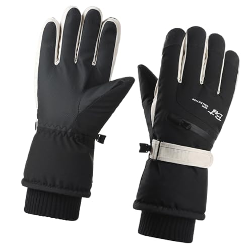 Hqkfuybl Windproof Ski Gloves Touching Screen Winter Gloves Snow Ski Gloves Cold Weather Snowboard Glove for Man Women Skiing