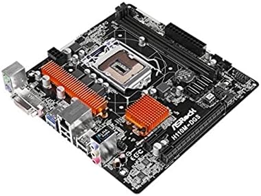 Angelukoa view of the ASRock H110M-DGS Micro ATX Motherboard