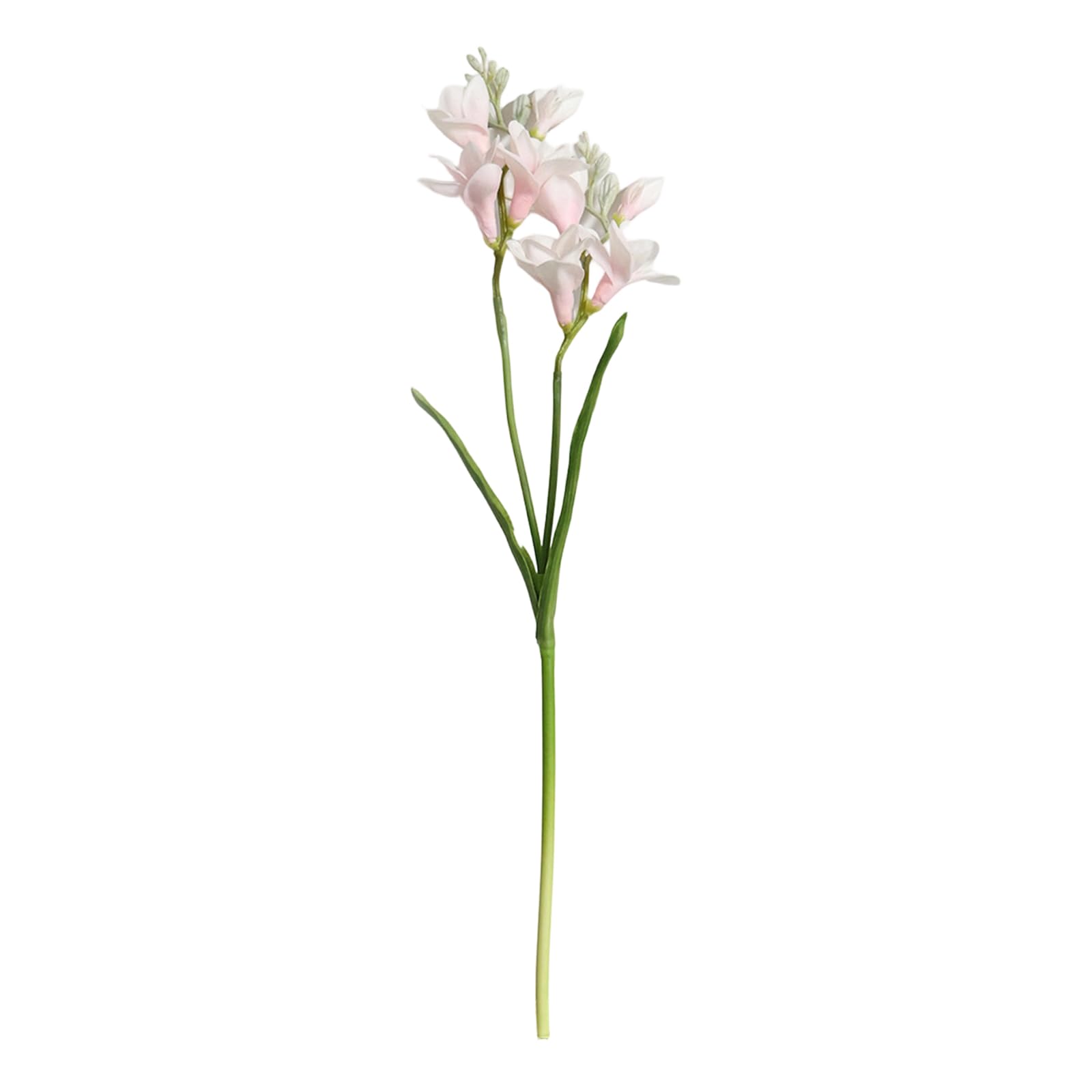 HDOYTXXM Artificial Freesia Flower with Flexible Iron Wire for Photography and Vase Arrangements Simulation PU Artificial