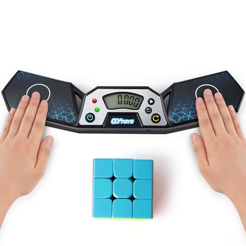 AuntyFey Speed Cube Timer, Professional Cube Race Stack Competition Accuracy to 0.001 Seconds, Great Gift for Boys and Girls