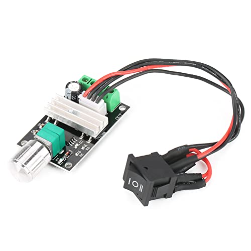 Interruptor Reversível do Regulador do Controlador de Velocidade do Motor DC 6V 12V 24V 3A PWM para