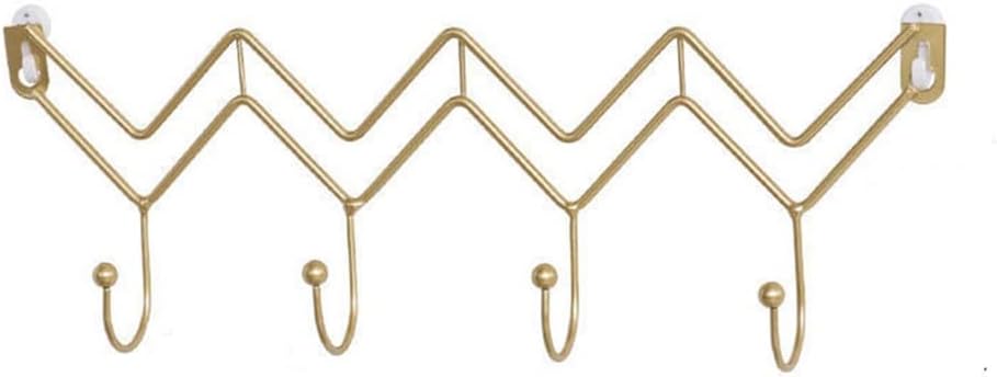 Wall Mounted Metal Hook Living Room Bedroom Door Wall Coat Rack(D)