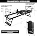 ONETWOFIT Foldable Pilates Reformer for Home Gym, Pilates Equipment for Home Workouts Pilates Reformer Machine Max 440 lbs