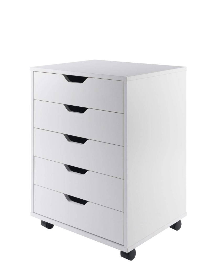 Amazon.com: Winsome 10519 Halifax 5-Drawer Composite Wood Cabinet