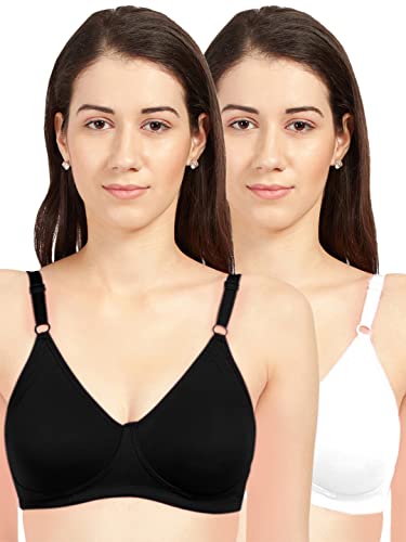 Image of SONARI Olivia Womens Non Padded Tshirt Bra | Wire Free, Adjustable Straps, Hook & Eye Closure, Soft & Stretchable, Cotton Material and Moderate Coverage, Handwash Only