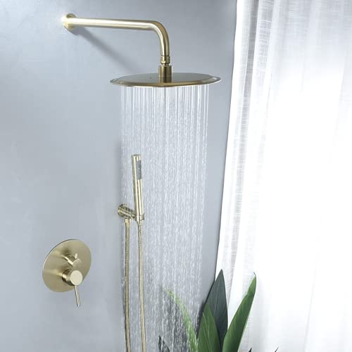 Ensemble de douche dissimulé moderne avec tête de douche et douchette