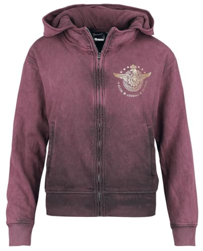 Sweat Sabaton femme chaud zippé à capuche pour mi-saison confortable
