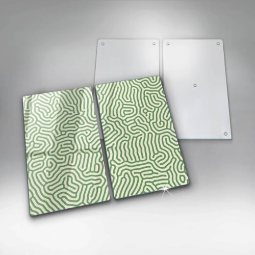 Planche à découper pour cuisine créative au design lignes d'abstraction - 6