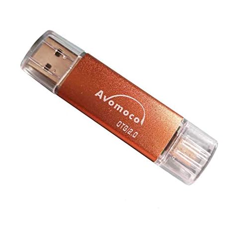 Avomoco 128GB USB Flash Drive for Android Phones,Tablets and PCs, Photo Stick for Android Phone,for Samsung Galaxy S7/S6/S5/S4/S3/Note5/4/3/2,A7/A8/A9,C5/C7 etc.(for Micro Port&USB A Port) Cover