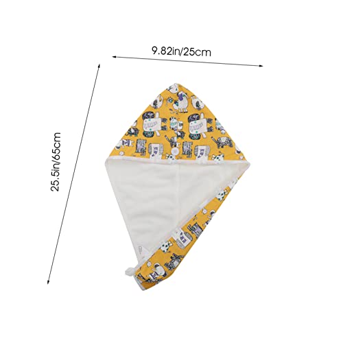 FOMIYES 3 Pçs Toalha De Cabelo Seco Toalha De Secagem Rápida Para Cabelo Bandanas De Algodão Para Mu