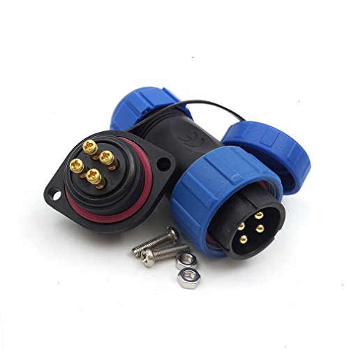 Connecteur étanche SP21 pour sécuriser vos câblages extérieurs IP67 4 broches