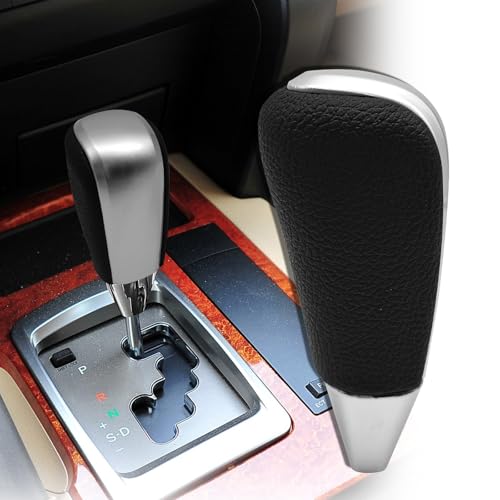 ramuel Gear Shift Knob Compatible with Toyota Tundra/FJ Cruiser/4Runner Automotive Automatic Transmission Handle, Replacement Head Shifter Knob (Matte Silver)