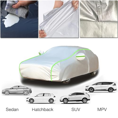 Funda impermeable Honda CRV 2017-2023 lona exterior premium con cremallera lateral 5