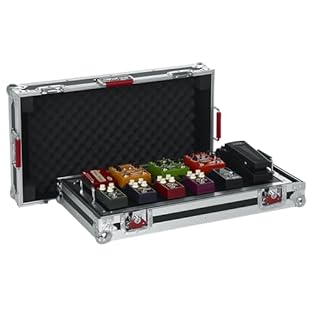 Pro-grade shock absorbing EVA foam interior Removable pedal board surface 24" x 11" Two (2) rubber-gripped handles for easy lifting in and out of the case 3M Dual Lock hook and loop fastener for pedal installation Cable and accessory storage under th...