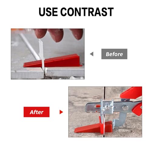 Fliesen Nivelliersystem, Fliesen Nivellierzange, Tiling Locator Nivelliersystem, Boden Zangen, Fugenbreite Verlegehilfe, Keramikfliesen Installationswerkzeug, Zange für Bodenfliesen Wandfliesen, Stahl