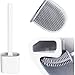 Produktbild TOCYORIC Toilettenbürste Set WC Bürste aus Silikon Toilet Brush Klobürste Silikon Toilettenreinigungsbürsten-Kit Toilettenbürsten für Badezimmer mit schnell trocknendem Haltersatz Kann gestellt