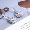 Sterling Silver Drop Dangle Earrings for Women Hypoallergenic Cubic Zirconia Classic Earrings for Sensitive Ears Fashion Ladies Dangling Earring Statement Jewelry Gifts for Christmas Birthday