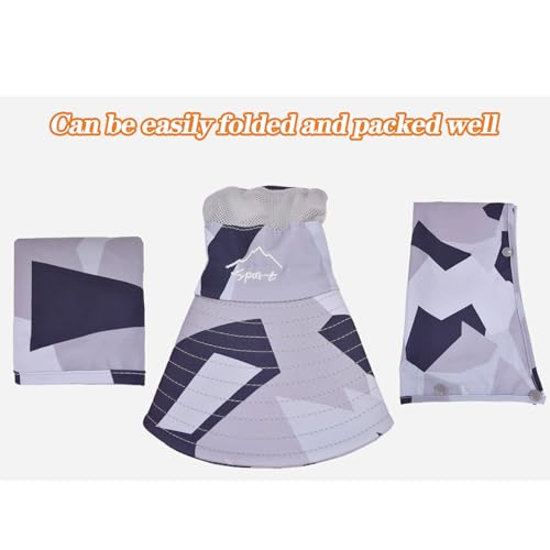 Image of Sun Hats for Men Women Fishing Hat UPF 50+ Breathable Wide Brim Summer UV Protection Hat