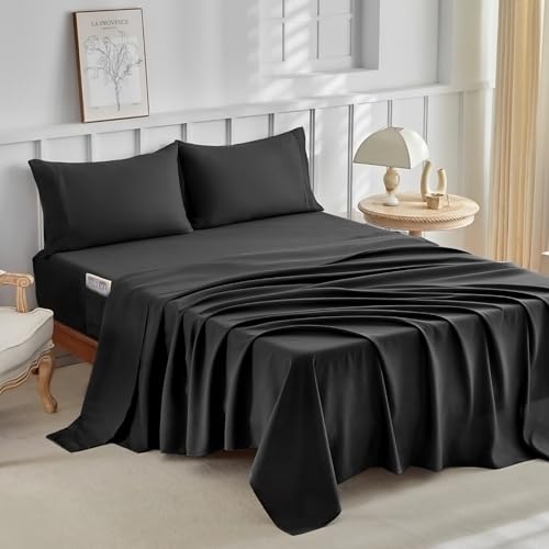 Tokokimo Juego de Sábanas 4 Piezas Ajustable