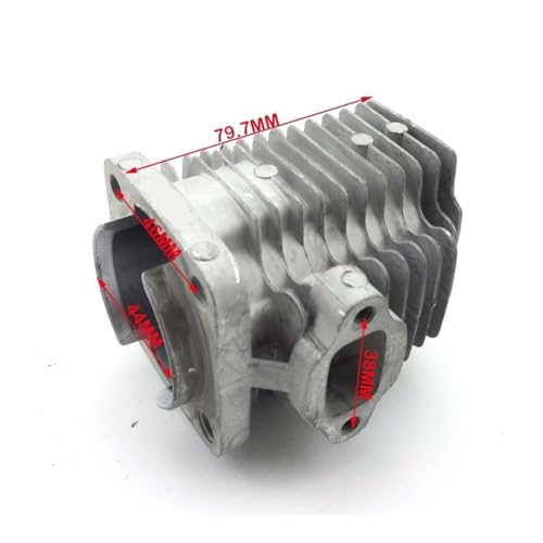Culasse 44 mm et axe piston 12 mm | Pièce moteur VTT 49cc - 5