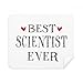 Best Scientist Ever Quote Profession Cleaning Cloth Screen Cleaner 2pcs Suede Fabric