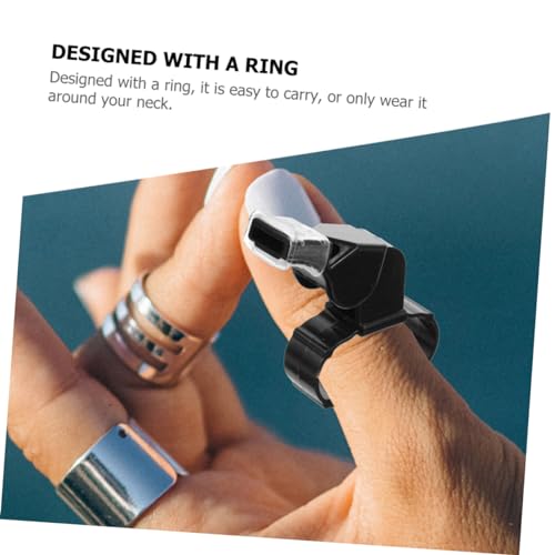 Pitos deportivos resistentes con diseño en anillo 2 piezas miniatura 6