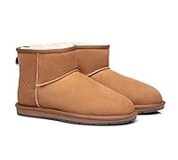 UGG AUSTRALIAN SHEPHERD Australian Wool Classic Mini Suede Unisex Ankle Boots Chestnut AU Ladies 8 / AU Men 6 / EU 39