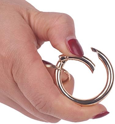YAKA Silicone Wrist Keychain Circle Bracelet Rubber Bangle Round Keyring Holder