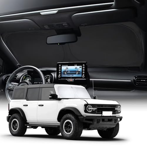 Pare-soleil de voiture pliable Ford Bronco pour vos sorties d'été