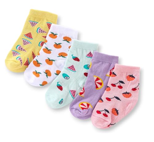 Image of Kid's Socks for Boys and Girls - Made with Soft & Breathable Cotton with Antibacterial Wash, Pack Of 5, Suitable for all day long use
