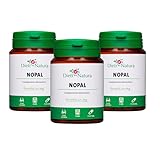 Dieti Natura Pack de 3x 200 Cápsulas de Nopal - Favorece el control de apetito - Ayuda a Captar el Azúcar y Favorece el Bienestar Cardiovascular - Garantía Sin Gluten - Fabricado en Francia