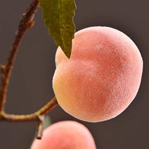 Gwokwai Artificial Peach Tree Branches Peach Stems Fruit Branches Artificial Plant Stems For Holiday Home Decor And Crafts #TOP4
