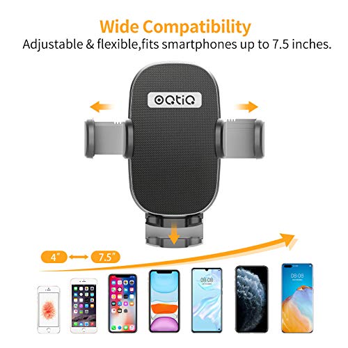 Windshield Phone Holder for Car, Upgraded Gooseneck Car Truck Phone Holder Mount with Strong Suction Cup, Dashboard Window Dash Mobile Phone Mount, Compatible with iPhone, Samsung, LG and More