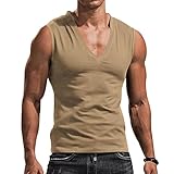 Cette chemise musculaire n'a pas de motifs compliqués et vous apporte le style de vie le plus détendu avec des couleurs simples et pures. Combiné avec un pantalon de survêtement et un chapeau pour que toute la personne ait l'air cool.
