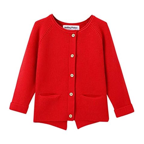 SMILING PINKER Toddler Girls Warm Cardigan Cover