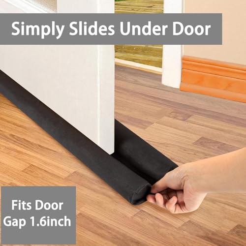 Image of TEKCOOL (39 Inches, Pack of 5) PVC Door Guard Gap Filler for Door Bottom Seal Strip - Sound-Proof, Reduce Noise, Energy Saving Door Stopper for Reduce Door Dust, Door Guard for Home
