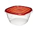 Produktbild Rubbermaid 4 St-ck Nehmen Alongs Tief Quadratisch Container 7F54RETCHIL