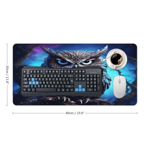 Blue Owl Desk Pad con base de goma antideslizante miniatura 2