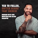 Viking Revolution Sandalwood Beard Wash for Men with Argan Oil - Beard Softener and Strengthener Beard Shampoo with Ginseng, Red Sage, Vitamin B5, Vitamin E - Sandalwood Beard Care (33.8 Fl oz) - Image 5