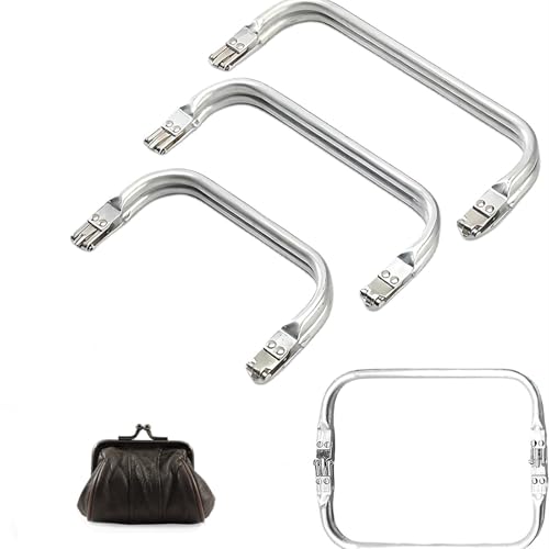 【Ampio utilizzo】: un accessorio per borse molto pratico, perfetto per borse, portafogli, borse, borse all'uncinetto, custodie per telefoni e occhiali. Puoi usare una chiusura a telaio per fissare la tua borsa e può anche essere usata come ornamento per la tua borsa.