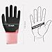 Xin Tester 1000V Electrician Insulated Gloves, High Voltage Resistance Electrical Work Gloves Rubber Non-Slip Texture Waterproof Electrician Tool(Red)