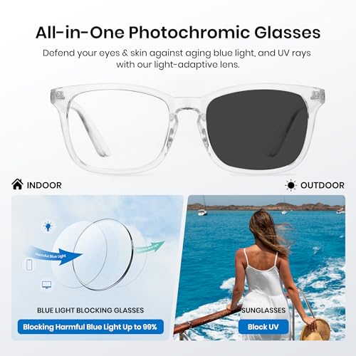 Image of Cyxus Blue Light Glasses Men Women Reduce Eye Strain UV400 Protection 8082