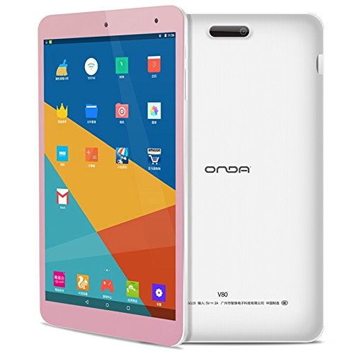 BZN V80 Tablet Basic Edition, 8 inch, 2GB+16GB, CE Certificated, Android 7.0, Allwinner A64 Quad Core 1.3GHz, Support 128GB TF Card, WiFi, Bluetooth(Pink)(Blue) (Color : Pink)