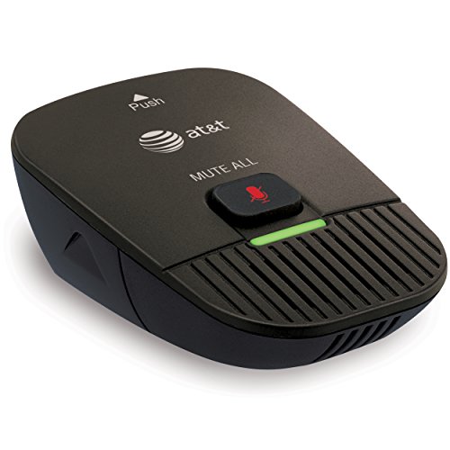 At&T Sb3014 Dect 6.0 Conference Phone With Four Wireless Mics, Black #TOP4