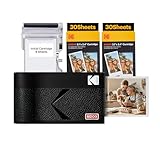 コダック KODAK Mini 2 ERA 4PASSポータブルフォトプリンター(5,3x8,6cm) (プリンター + 68シート入り, ブラック)