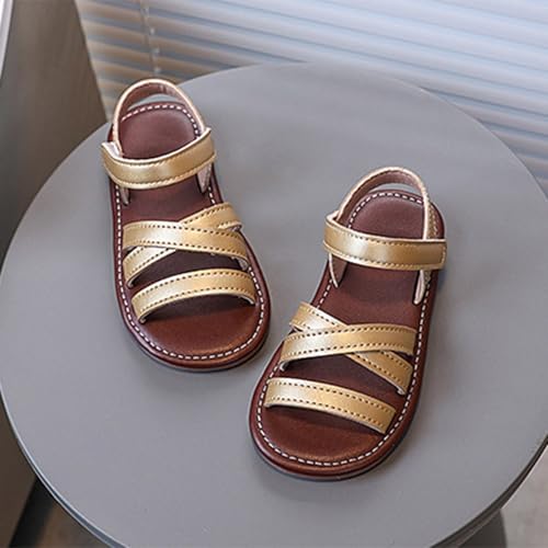 IWIHMIV Slip On Sandals for Girls Beach Open Toe Sandals Outdoor Flat Kid Comfortable Non Slip Summer Shoes for Girls4
