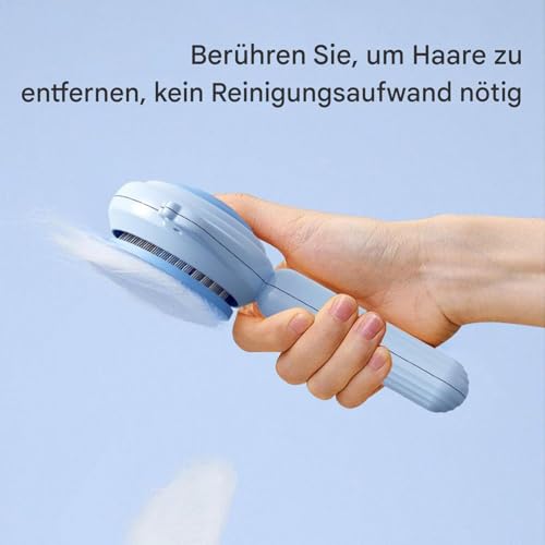 Pet Grooming Brush, Cat Hair Remover Brush, Lightweight Kitten Supplies, Pet Massaging Tool for Removing Tangles, Loose, and Dirt, Comfortable Handle to Easy Use – Bild 4
